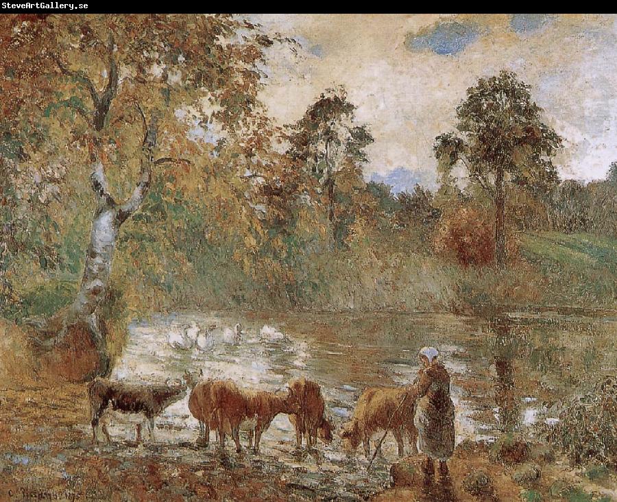 Camille Pissarro pond